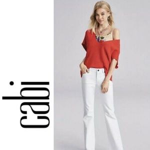 Cabi White Trouser Jean